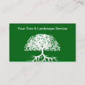 Plaatselijke tehuizen en landschapsarchitectuur visitekaartje (Voorkant)