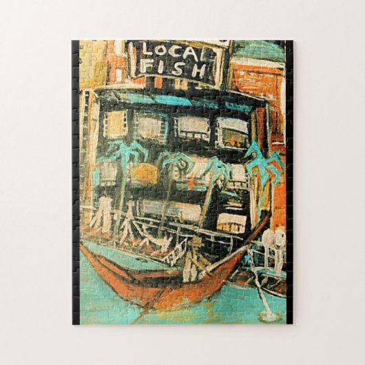 PLAATSELIJKE VIS LEGPUZZEL (Verticaal)