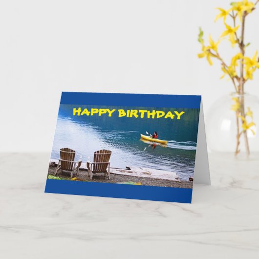 **PLAATSEN DOOR OM U EEN HOOGSTE BIEDDAY* KAART TE (Gele Bloem)