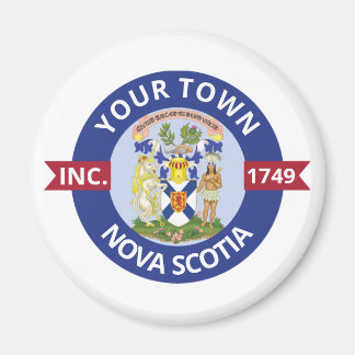 Plaatsen in Nova Scotia - Gepersonaliseerd Magneet