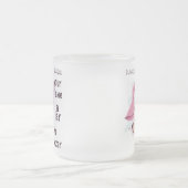 Plaatsen om gratis te verblijven matglas koffiemok (Center)