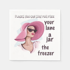 Plaatsen om gratis te verblijven servet