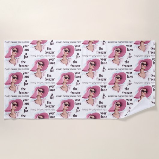 Plaatsen om gratis te verblijven strandlaken (Voorkant)