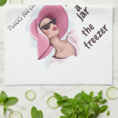 Plaatsen om gratis te verblijven theedoek (Gevouwen)