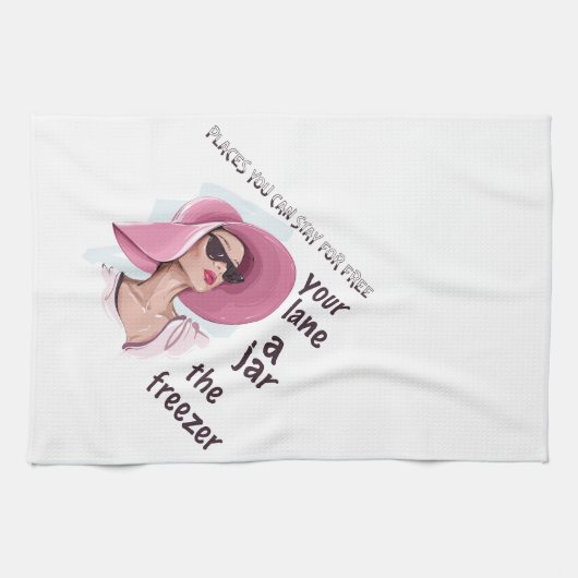 Plaatsen om gratis te verblijven theedoek (Horizontaal)