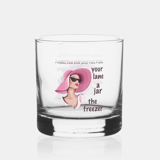 Plaatsen om gratis te verblijven whisky glas (Voorkant)