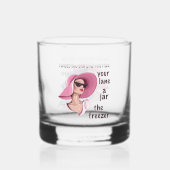 Plaatsen om gratis te verblijven whisky glas (Achterkant)