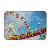 Plaatsen Quote Ferris Wheel Roller Onderzetter Fot Badmat (Voorkant)