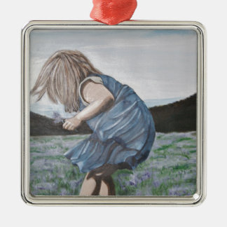 Plaatsen schoppen metalen ornament