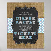 PLAATSEN VAN HET luierverkeer UW TICKETS HIER-teke Poster (Voorkant)