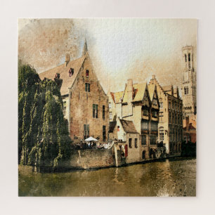 Plaatsen van interessante Afdrukbare Grafische ree Legpuzzel