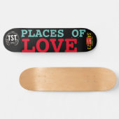 PLAATSEN VAN LIEFDE Skateboard (Horizontaal)