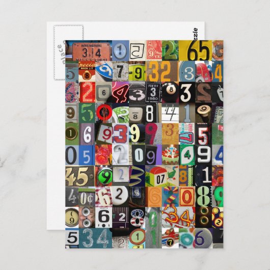 Plaatsen van Pi Briefkaart (Voorkant / Achterkant)