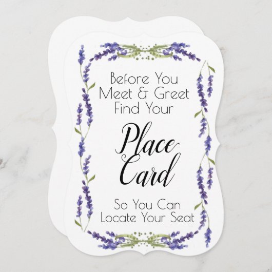 Plaatshouderkaart Kaart (Voorkant / Achterkant)