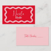 Plaatshouderkaart Plaatskaartje (Voorkant / Achterkant)