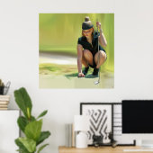 Plaatsing - Golf Canvas Art Print (Thuiskantoor)