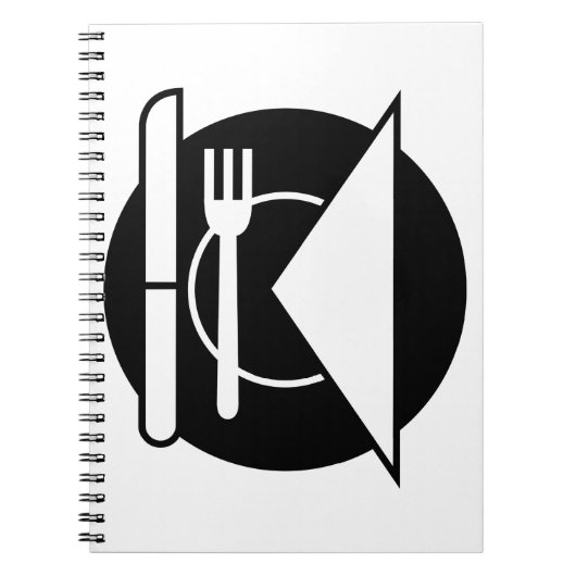 Plaatsing Spiraal Notebook Notitieboek (Voorkant)