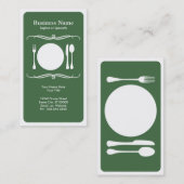 plaatsing van modellen visitekaartje (Voorkant / Achterkant)