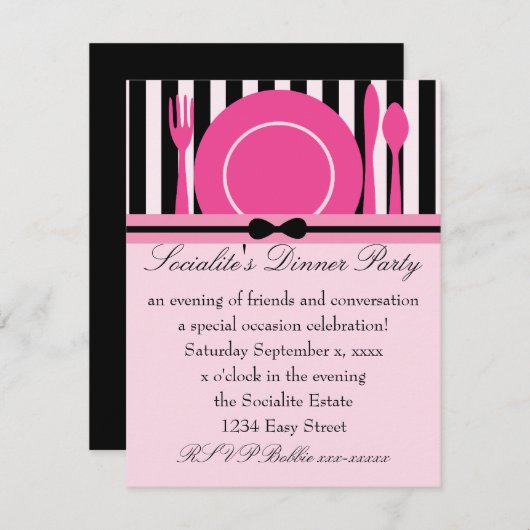  plaatsinstelling kaart (Voorkant / Achterkant)