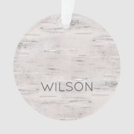 PLAATSJAAR BUITEN Aspen Natural Birch Tree NAME Ornament