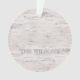 PLAATSJAAR BUITEN Aspen Natural Birch Tree NAME Ornament