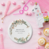 Plaatsjes van oud botanisch papier papieren bordje (Feest)