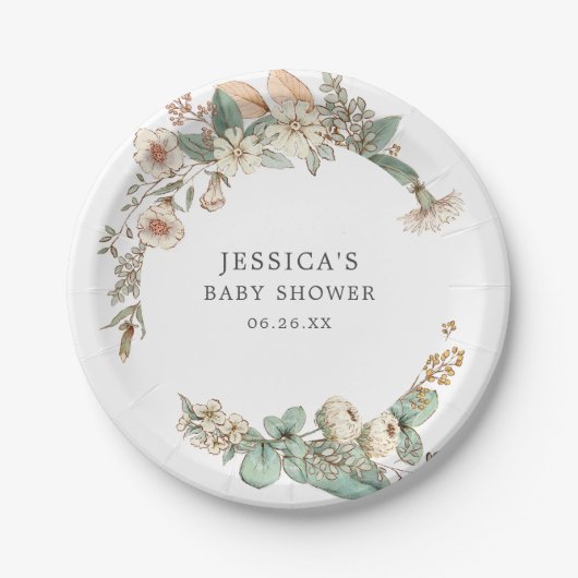 Plaatsjes van oud botanisch papier papieren bordje (Voorkant)