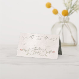 PLAATSKAART | Elegant Roos van Beauty Wedding Plaatskaartje