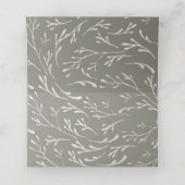 PLAATSKAART | Elegant Roos van Beauty Wedding Plaatskaartje (Binnenkant ongevouwen)