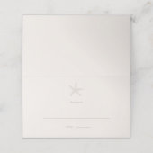 Plaatskaart van Lihue Wedding Table Plaatskaartje (Buitenkant ongevouwen)