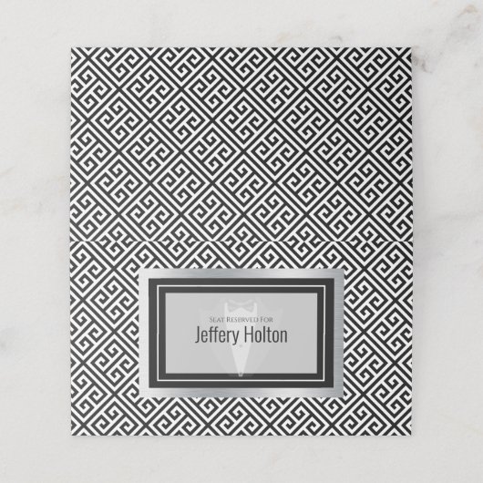 Plaatskaart voor vrijgezellenpartijen plaatskaartje (Buitenkant ongevouwen)