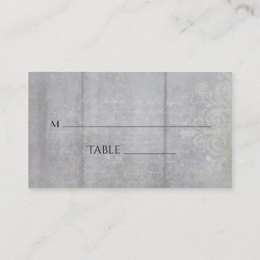 Plaatskaart Vrijgezellenfeest Wood Rustic Floral P Plaatskaartje (Achterkant)