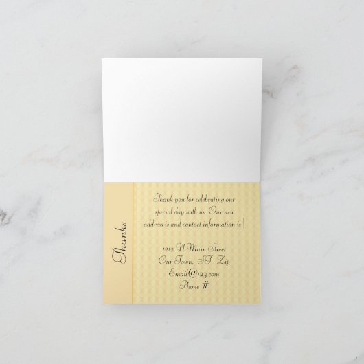 Plaatskaarten VOOR GEEL ONTWERPWEDING Kaart (Binnen)