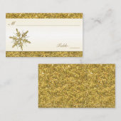 Plaatskaarten voor ivoor en goudslik plaatskaartje (Voorkant / Achterkant)