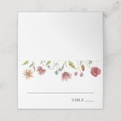 Plaatskaartjes met naam wilde bloemen (Buitenkant ongevouwen)