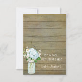 Plaatskartonnen Landelijke Muursteen met Blauwe Ho Kaart (Voorkant)