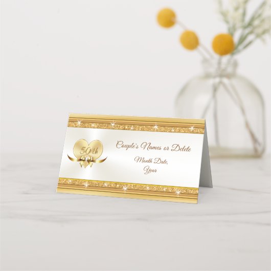 Plaatsnaamkaarten 50e trouwdag jubileum plaatskaartje (Achterkant)