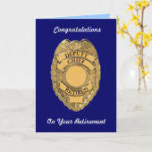 Plaatsvervangend hoofd Kaart pensionering (Gele Bloem)