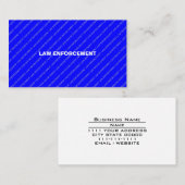 Plaatsvervangend politiebureau van de sheriff visitekaartje (Voorkant / Achterkant)