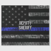 Plaatsvervangend Sheriff Distress Flag Cadeaupapier (Vlak)