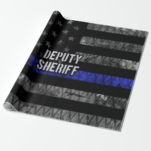 Plaatsvervangend Sheriff Distress Flag Cadeaupapier