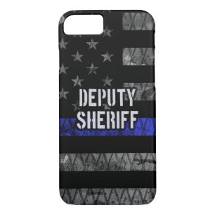 Plaatsvervangend Sheriff Distress Flag iPhone 8/7 Hoesje