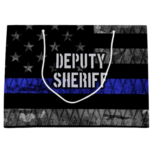 Plaatsvervangend Sheriff Distress Flag Groot Cadeauzakje (Voorkant)