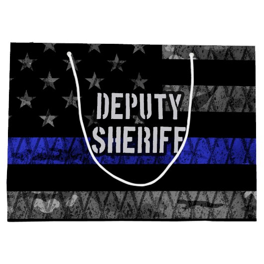 Plaatsvervangend Sheriff Distress Flag Groot Cadeauzakje (Achterkant)
