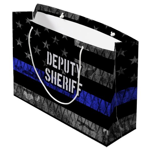 Plaatsvervangend Sheriff Distress Flag Groot Cadeauzakje (Achterkant Gekanteld)