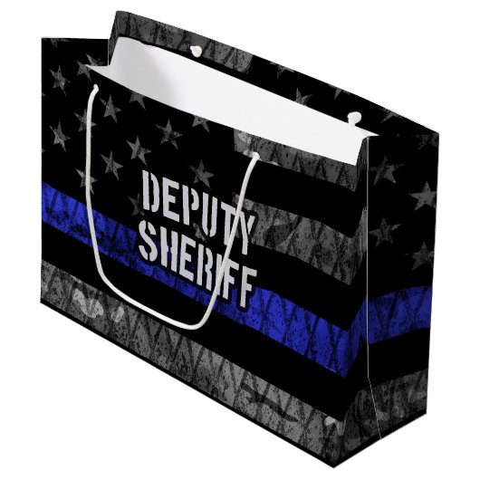 Plaatsvervangend Sheriff Distress Flag Groot Cadeauzakje (Voorkant Gekanteld)