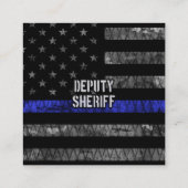 Plaatsvervangend Sheriff Distress Flag Kortingskaartje (Achterkant)