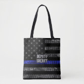 Plaatsvervangend Sheriff Distress Flag Tote Bag (Voorkant)