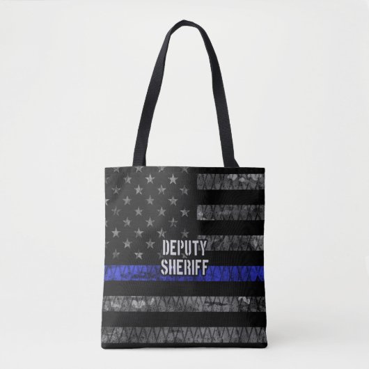 Plaatsvervangend Sheriff Distress Flag Tote Bag (Voorkant)