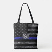 Plaatsvervangend Sheriff Distress Flag Tote Bag (Achterkant)